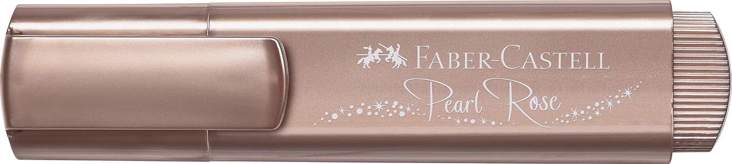 Faber-Castell 154626 Fluorescent Marker TEXTLINER 1546 Metallic Pink - Box of 10