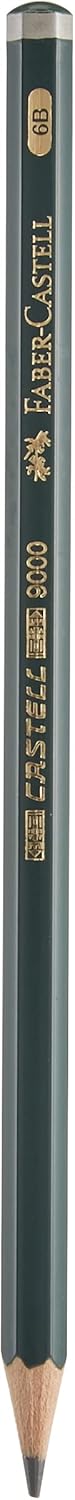 Faber-Castell : Series 9000 PENCIL : 6B (Pack of 3