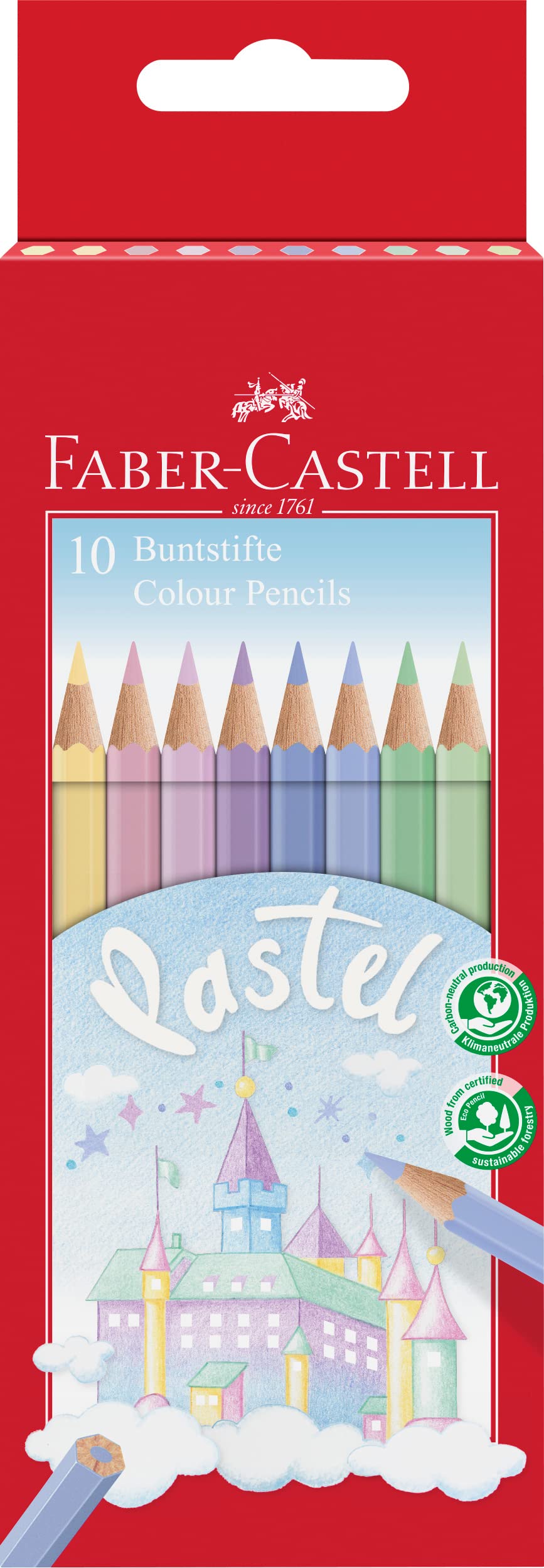 Faber Castell Colour pencils pastel hexagonal 10 box