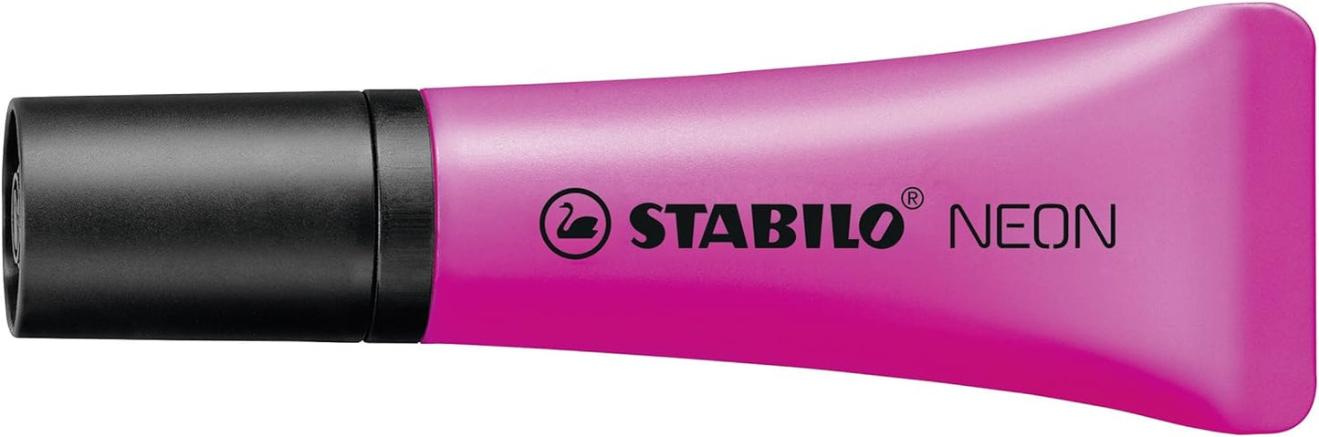 Highlighter - STABILO NEON - Pack of 10 - magenta