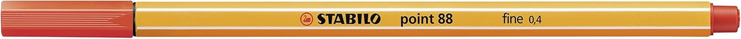 Fineliner - STABILO point 88 - Pack of 10