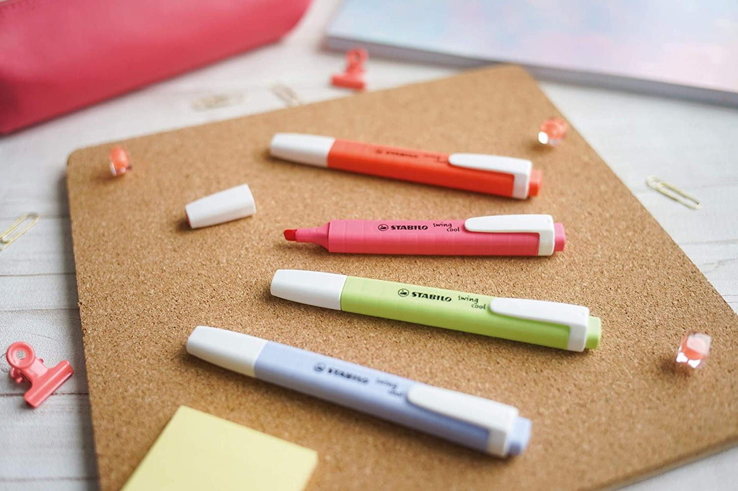 Highlighter - STABILO swing cool Pastel - Pack of 10