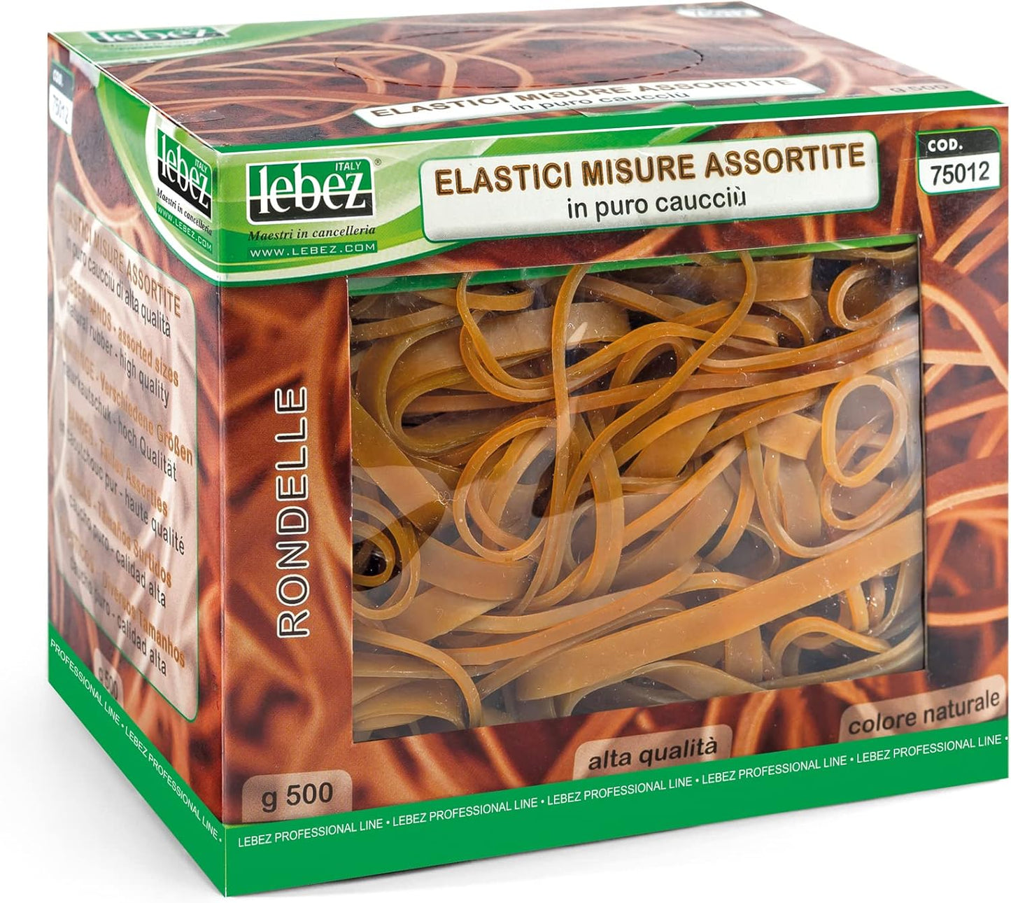 Lebez Assorted Rubber Bands 500 G