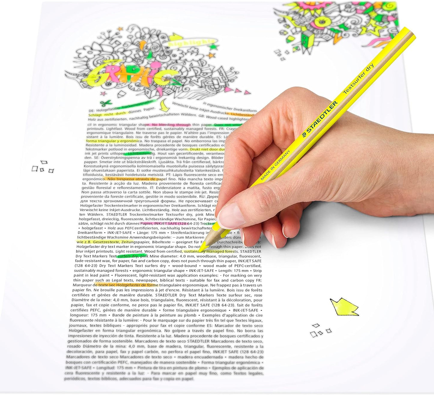 Staedtler Textsurfer Dry Pencil - Green (Box of 12
