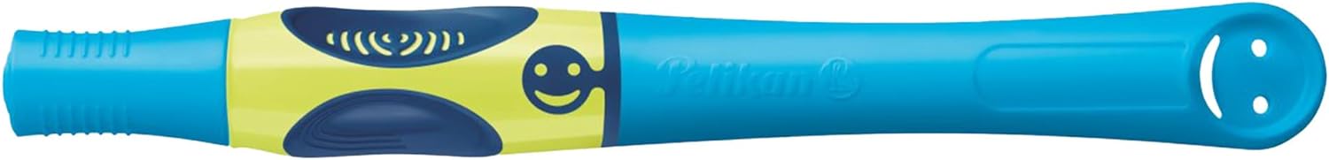 Pelikan Griffix Right Handed Ink Pen - NeonFreshBlue - Pack of 1-820448 NeonFresh Blue Folding box