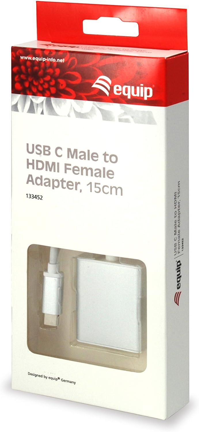 Equip USB Type C Male to HDMI Female Adapter 0.15 m