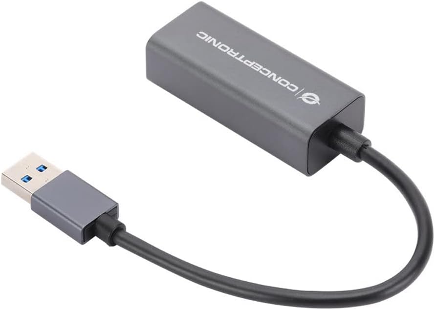 Conceptronic ABBY08G Gigabit USB 3.0 Network Adapter Wake On LAN Compatible with Nintendo Switch