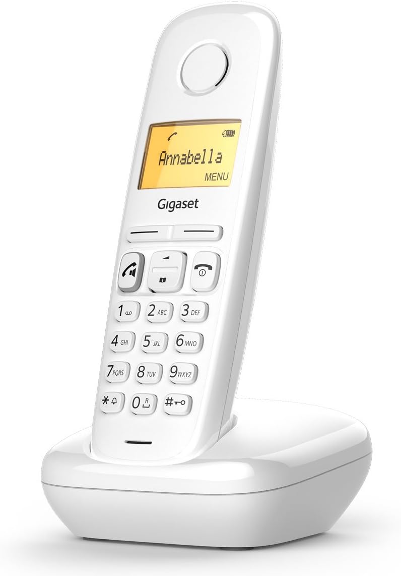 Gigaset A270 Téléphone DECT Identification de l'appelant Blanc
