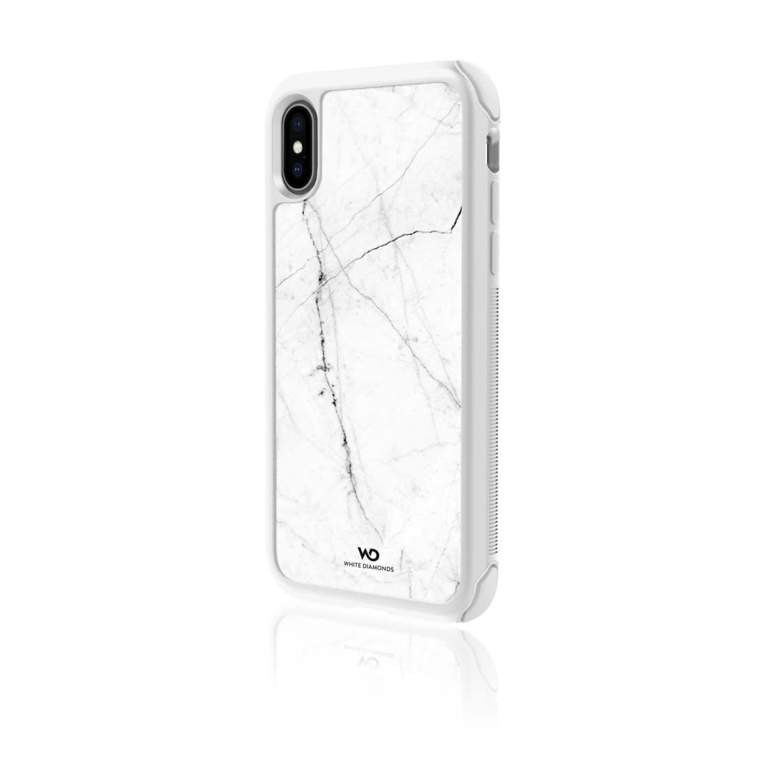 WHITE DIAMONDS 1370TMC47 Tough Marble Case for Apple iPhone XS/X White