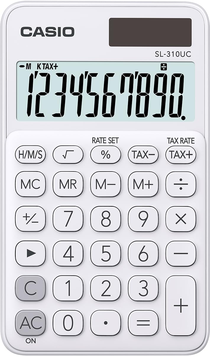 Casio SL-310UC-WE Desktop Calculator Black