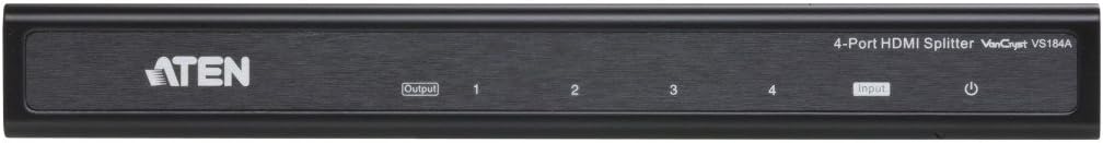 ATEN VS184A-AT-G VanCryst HDMI Splitter 4 Way 4k x 2k UHD Resolution Black
