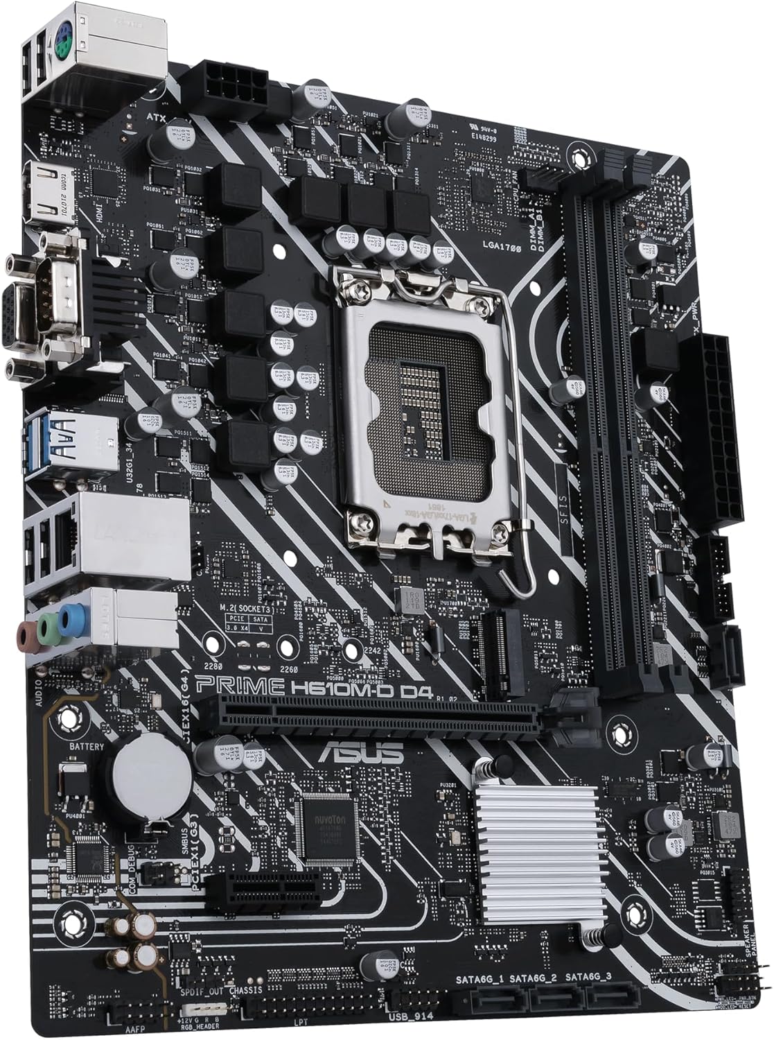 1700 ASUS PRIME H610M-D DDR4, (ASUCMPH610MD0