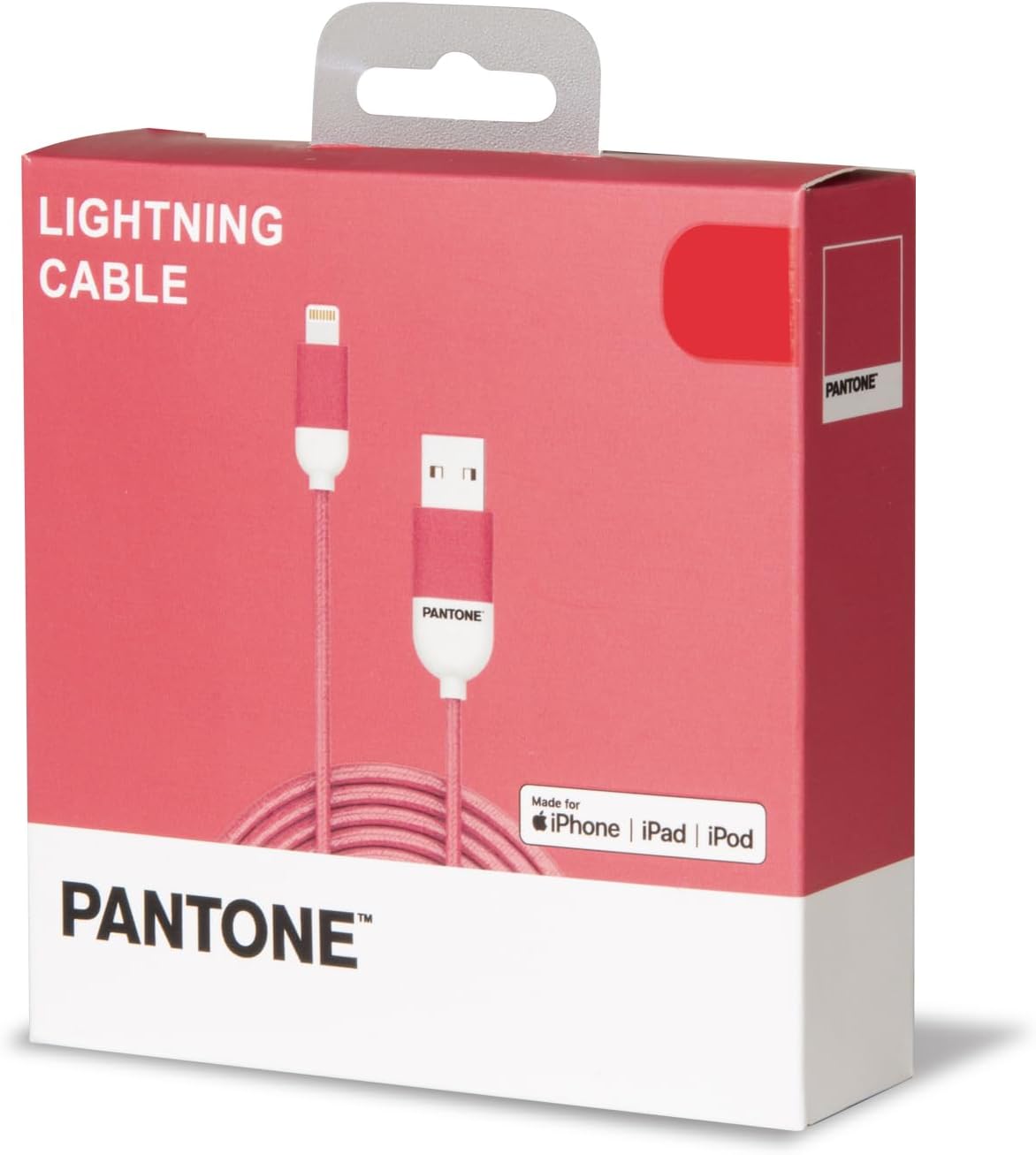 Pantone PTLCS0015P Lightning Cable, 2.4A, 1M Length