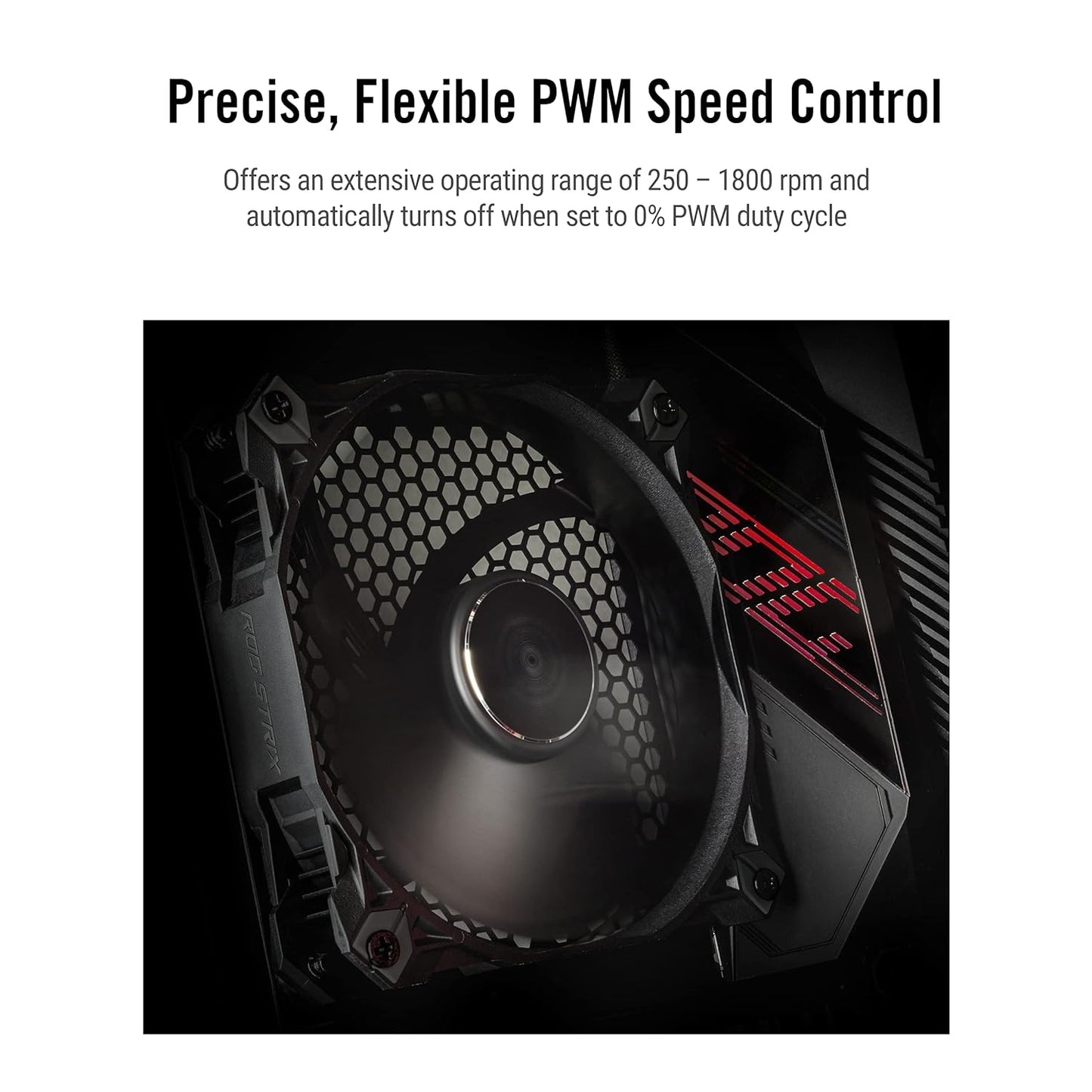 ASUSTEK - GAMING AND ACC PRODUCT ROG STRIX XF120 Single Pack Black ROG