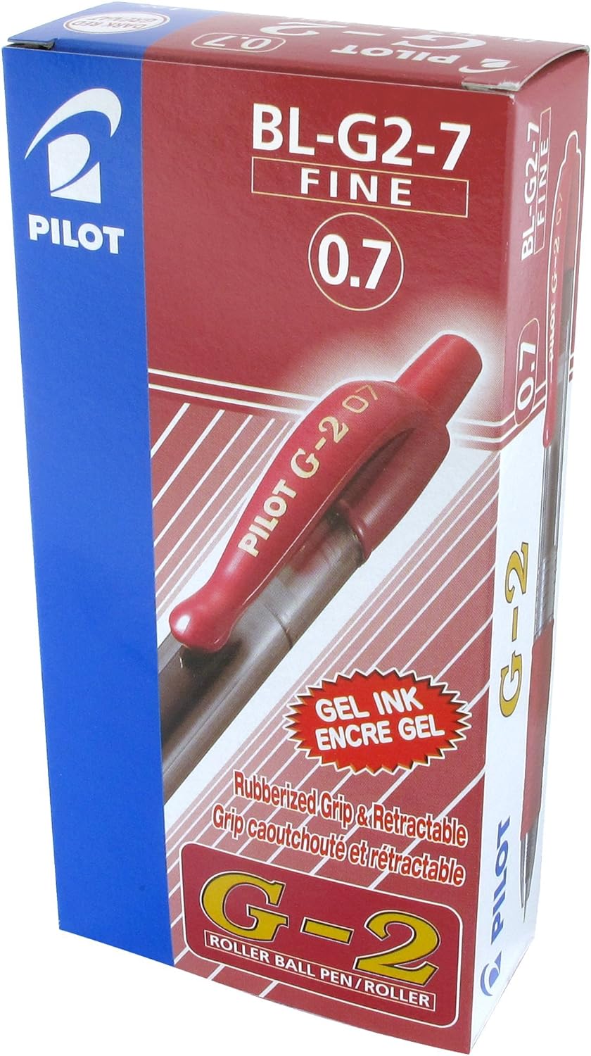 Pilot G207 Retractable Gel Rollerball 0.7 mm Tip (Box of 12