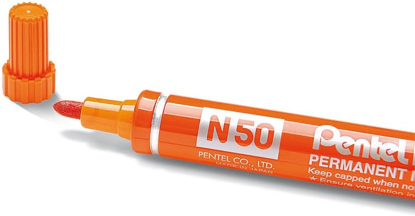 Pentel N50 Marker Black/Red/Green/Blue/Brown/Orange/Purple/Yellow
