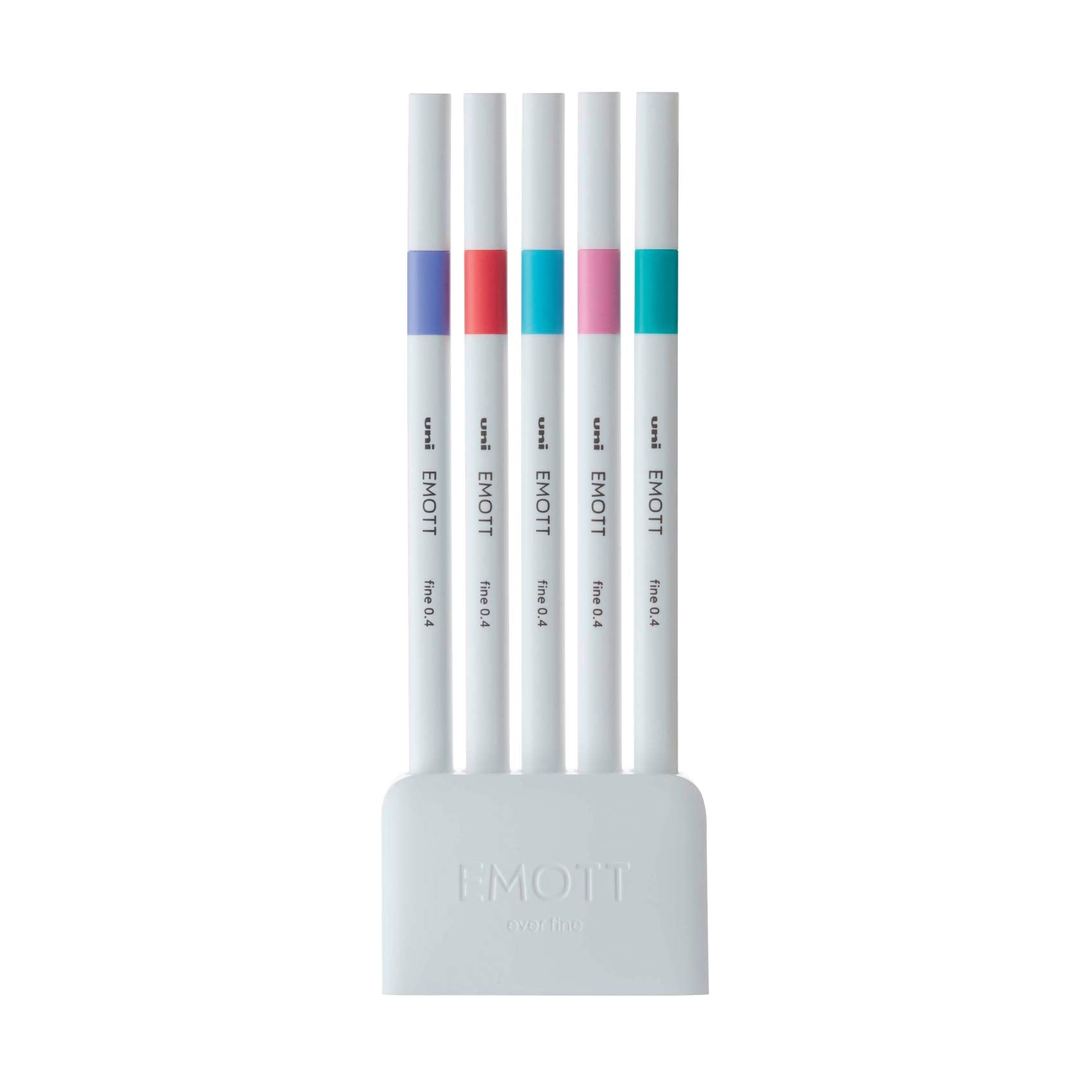Uni Emott Fineliners - Set of 5, Candy Pop Colors