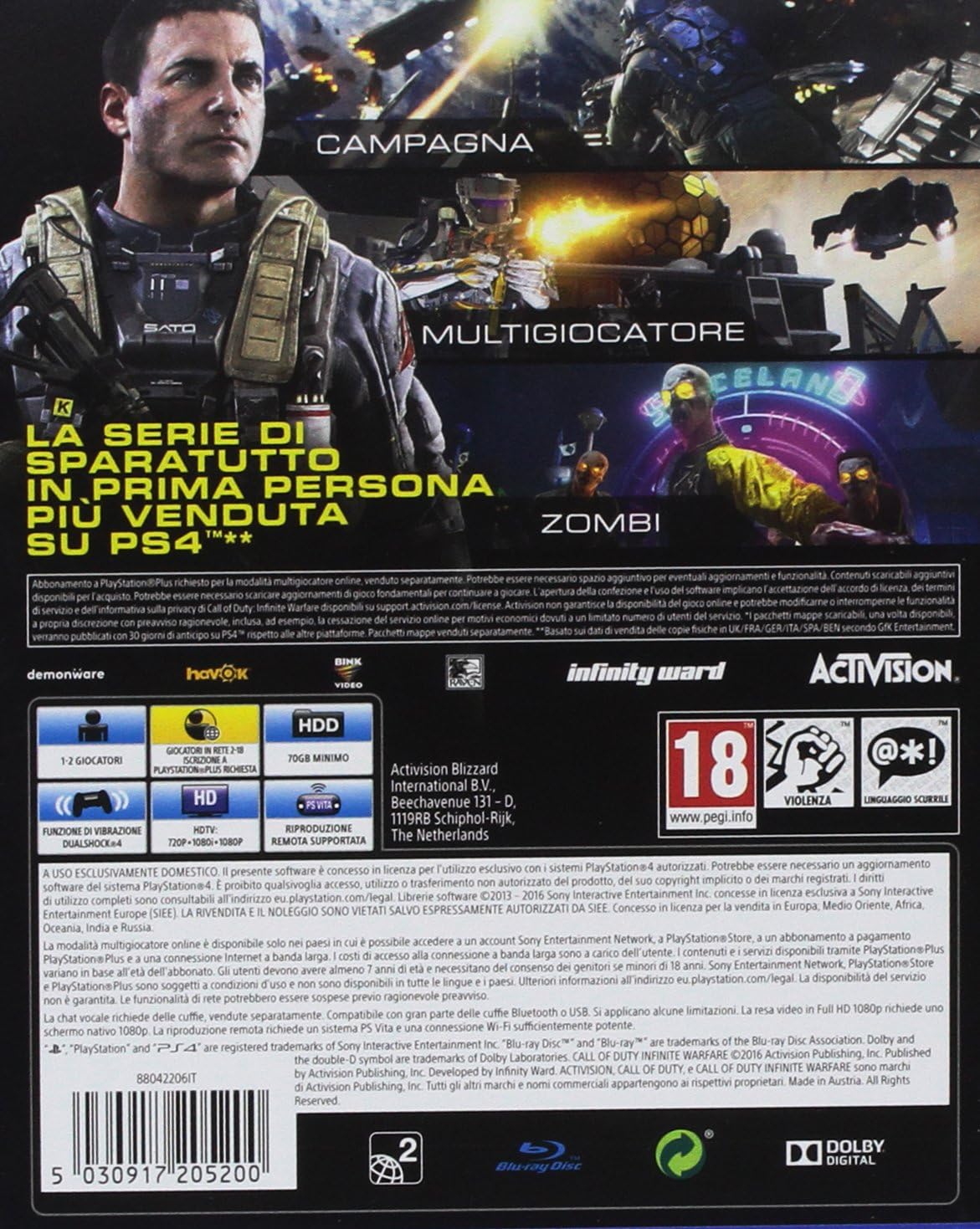 Call of Duty: Infinite Warfare PlayStation 4