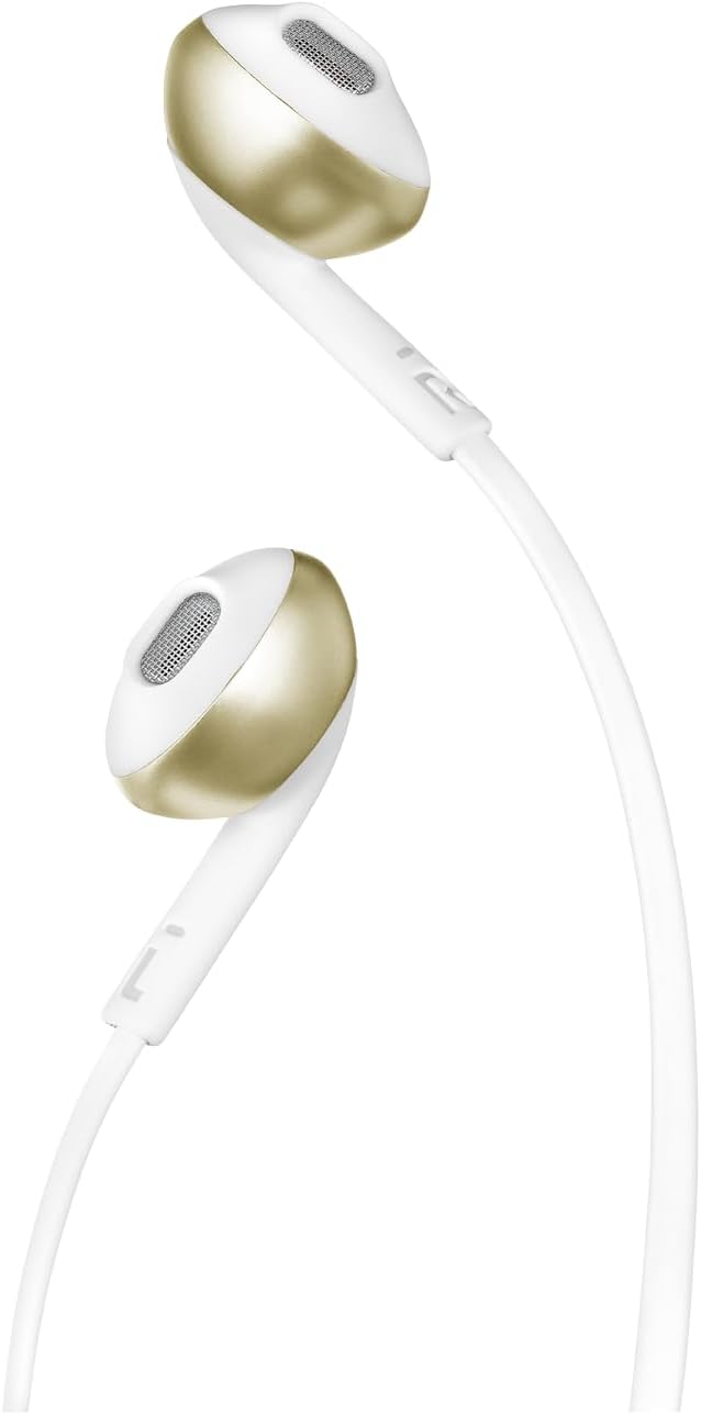 JBL JBLT205CGD Earphones with Microphone, Champagne
