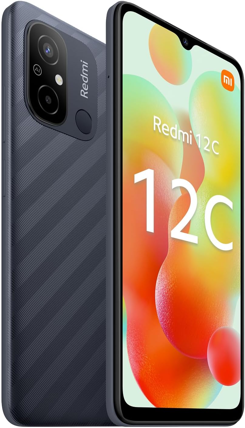 Smartphone Xiaomi Redmi 12C Graphite 6,71`` 4 Gb Ram 128 Gb