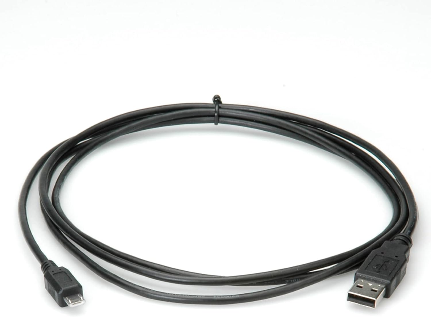 ROLINE Cavo USB 2.0, USB A ST – Micro USB B ST, nero