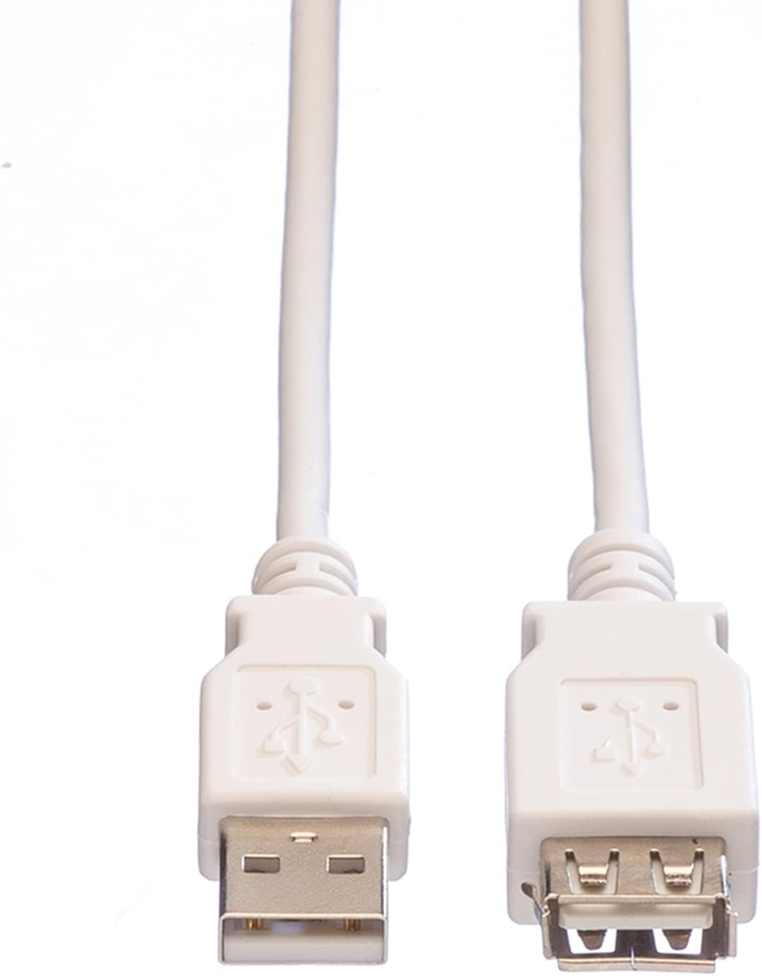 Value | USB 2.0 Cable | A | Male/Female | White | 3 m