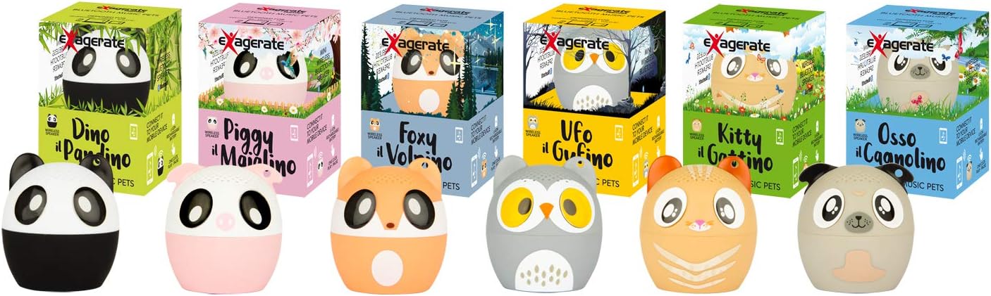 XBTPET Wireless Bluetooth 4.2 Rechargeable Speaker (Panda