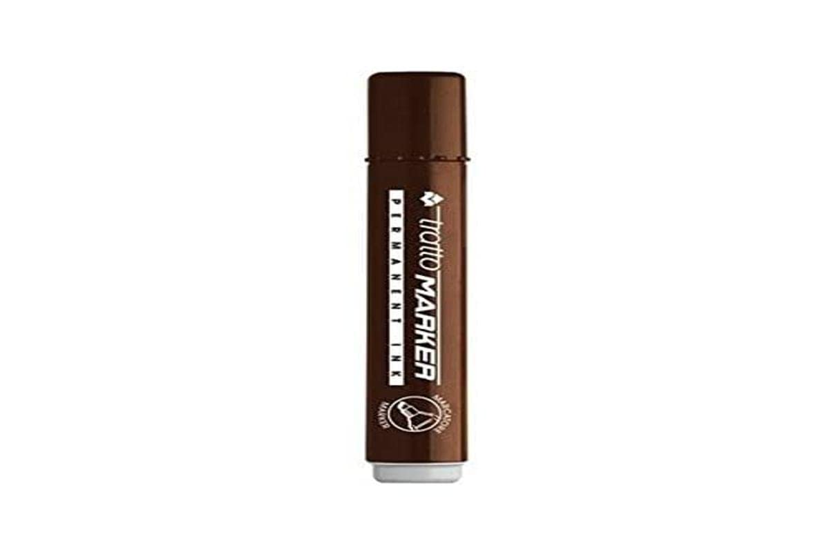 Tratto Marker - permanent markers (Brown, Brown, Bullet, Cardboard, Glass, Leather, Metal, Plastic, Polystyrene, Wood, Alcohol-based ink