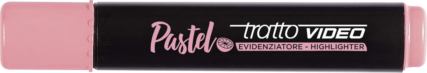 Tratto Video Pastel Rotulador Fluorescente Blíster 4 Unidades
