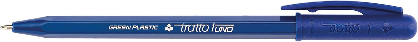 Tratto 1 Green Plastic pencil case 12 pcs