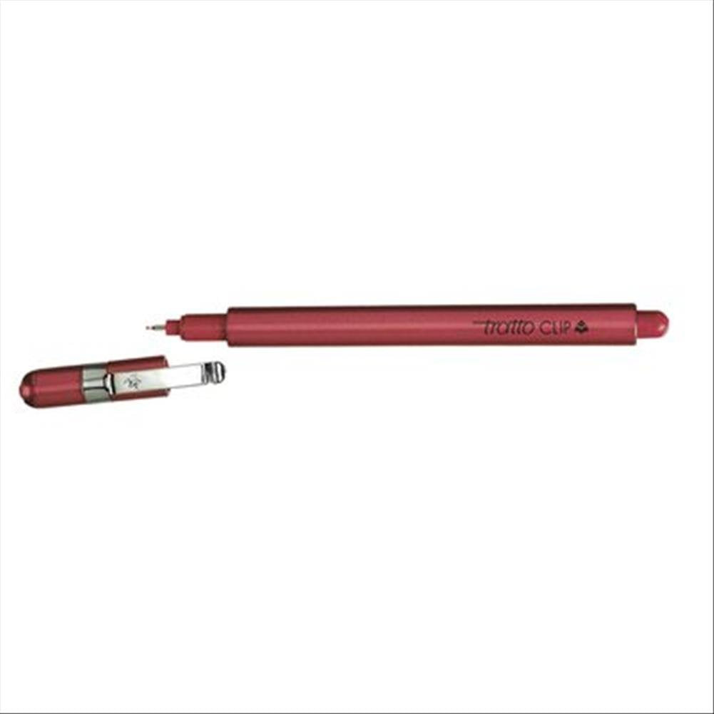 Tratto Clip - 0,3 mm - Rosso - (conf. da 12 pezzi
