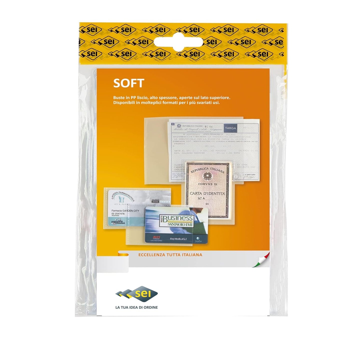 Cf100Buste Soft 8X12 Trasp