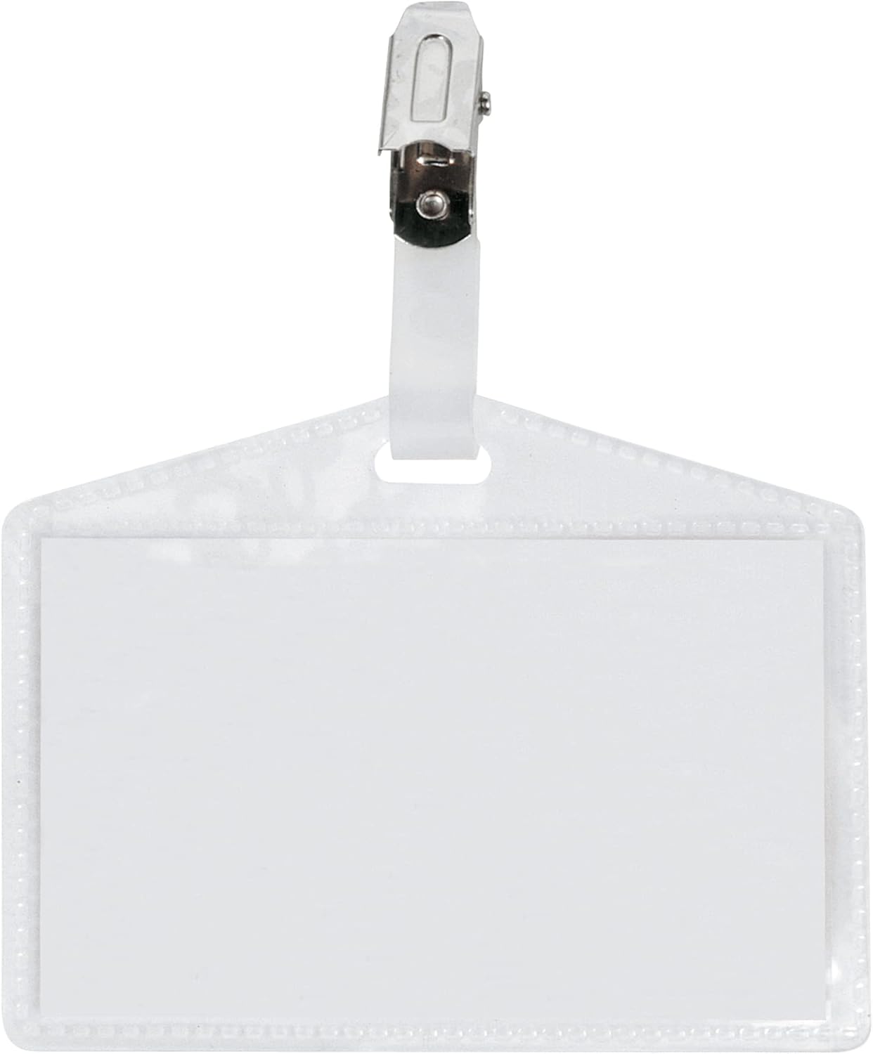 100 PASS NUMBER HOLDER 3P 9,5X6CM C/CLIP S/CARD