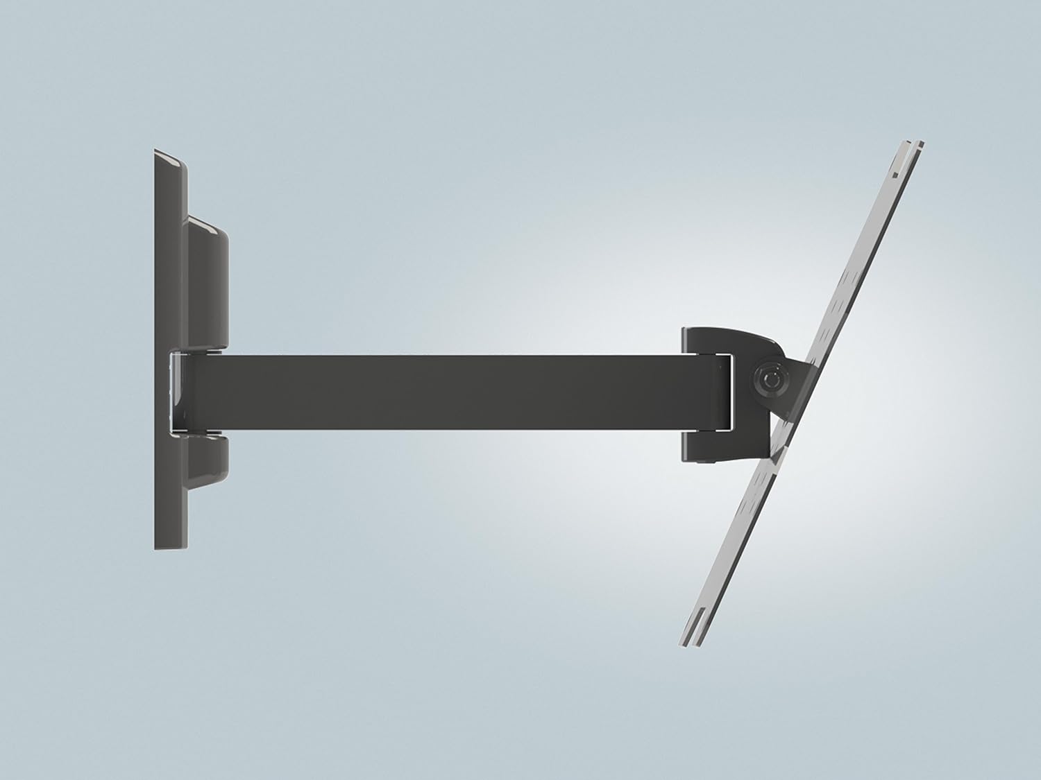 Meliconi CME ER 200 - Supporto TV con Braccio per estendere, ruotare e inclinare il tv, per Tv a Schermo Piatto da 26’’ a 40’’, VESA(mm): da 50x50, a 200x200, Made in Italy, Nero