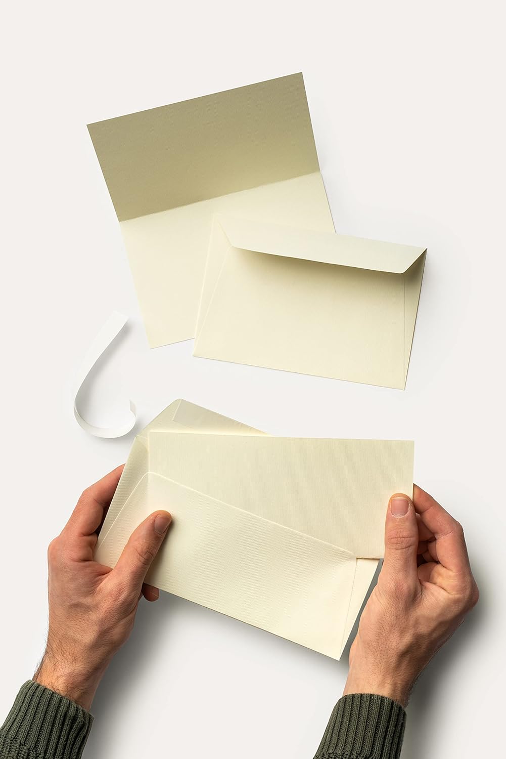 Favini A570424 Papier Calligraphy, Millerighe, geriffelt