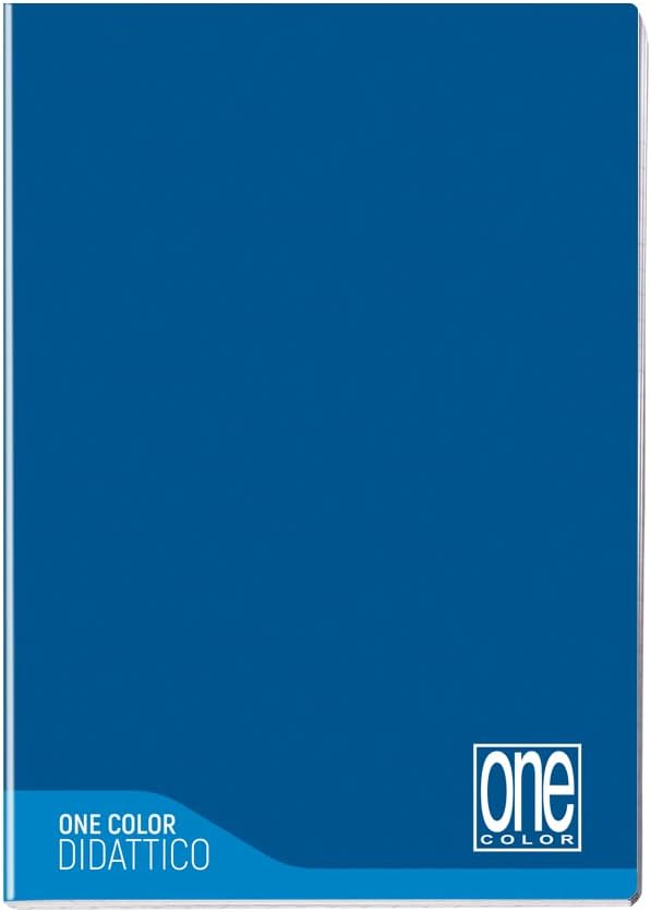 Blasetti - 6 Maxi-Heft DIDATTICI One Color. Papier 100g, 72 Seiten + Vorsatzblatt, Jolly Page, ideal für Dysgraphie, gemischte Farben - Karos (10M)