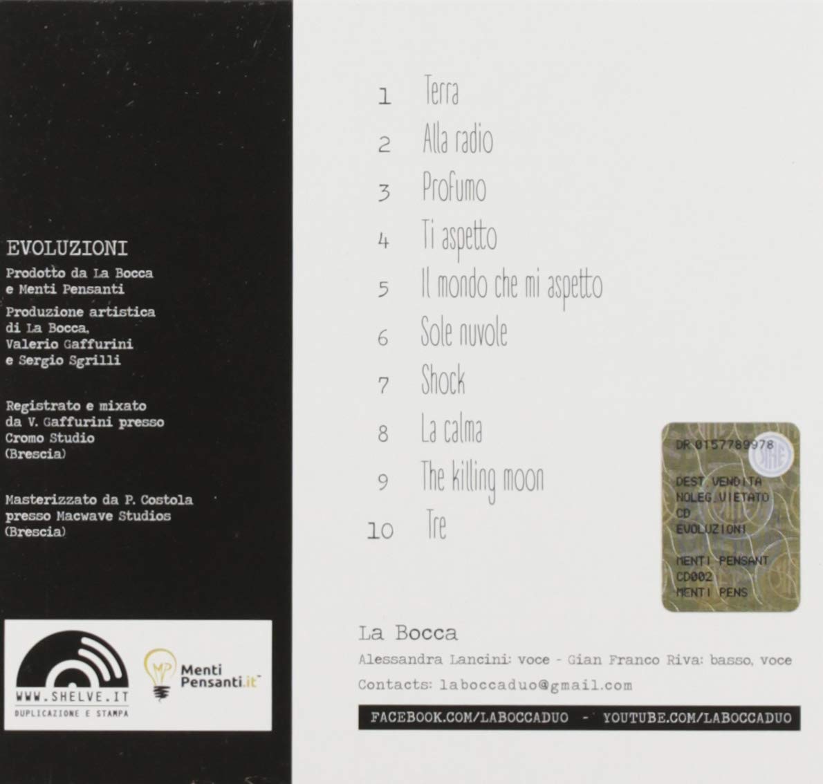 La Bocca - Evoluzioni