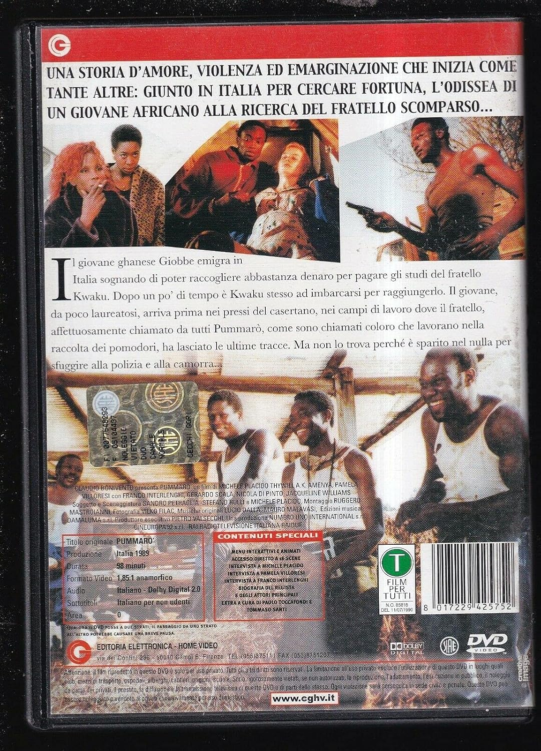 pummaro' (Dvd) Italian Import