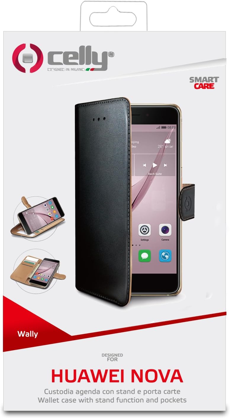 Celly wally621 Wallet PU Leather Case for Huawei Nova,