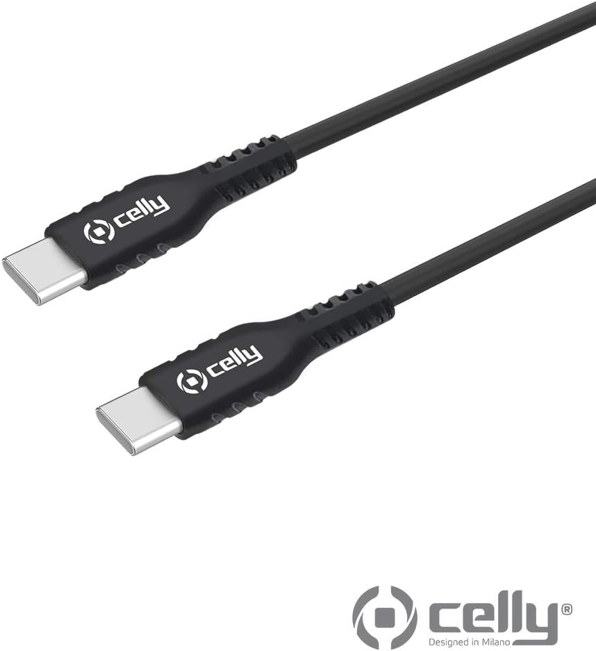 Celly - USB-C to USB-C cable, black
