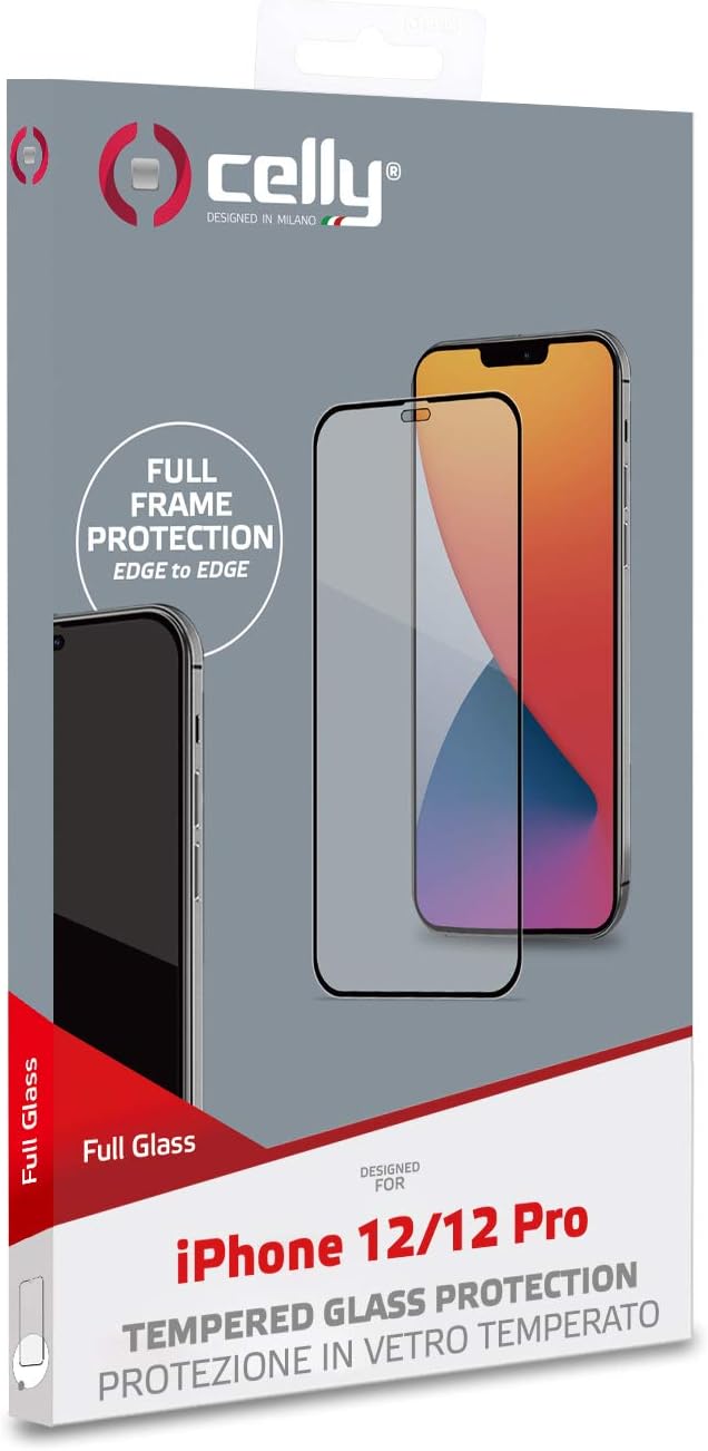 Full Glass Iphone 12/12 Pro Black