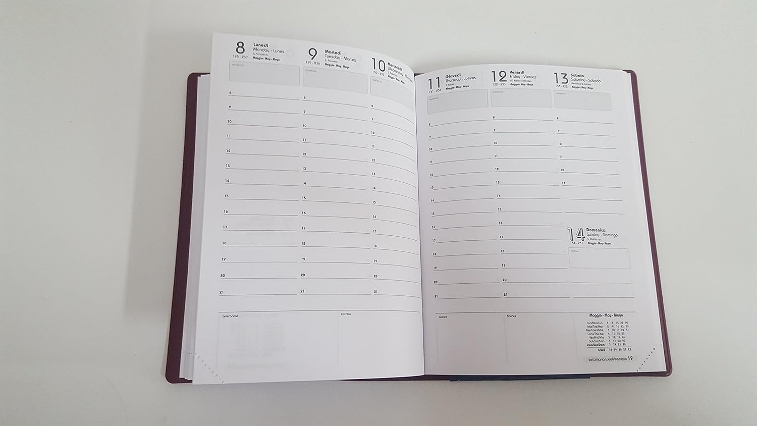 Intempo Wochenkalender 2017 12 x 17 cm