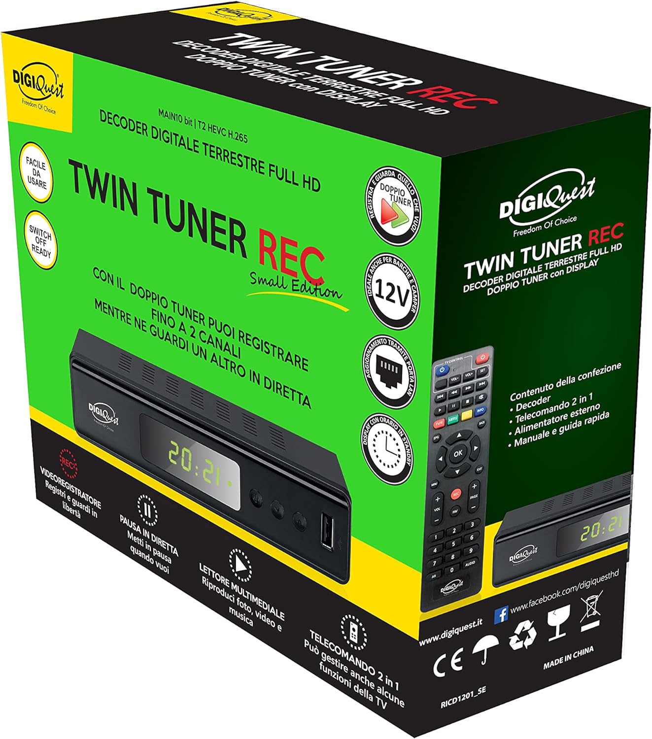 Decoder Dig.Ter.Twin Tuner Small