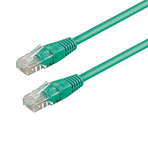 WP WPC-PAT-6U030G networking cable - networking cables (Cat6, U/UTP (UTP), RJ-45, RJ-45, Male/Male, Green