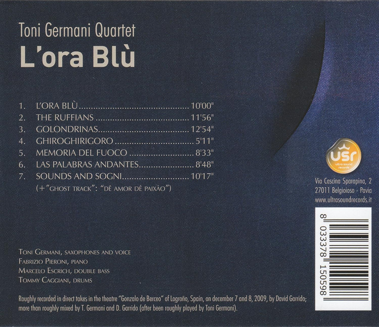 LORA BLU import from original label: ULTRA SOUND