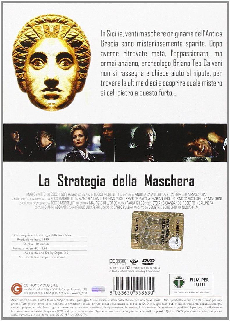 la strategia della maschera dvd Italian Import