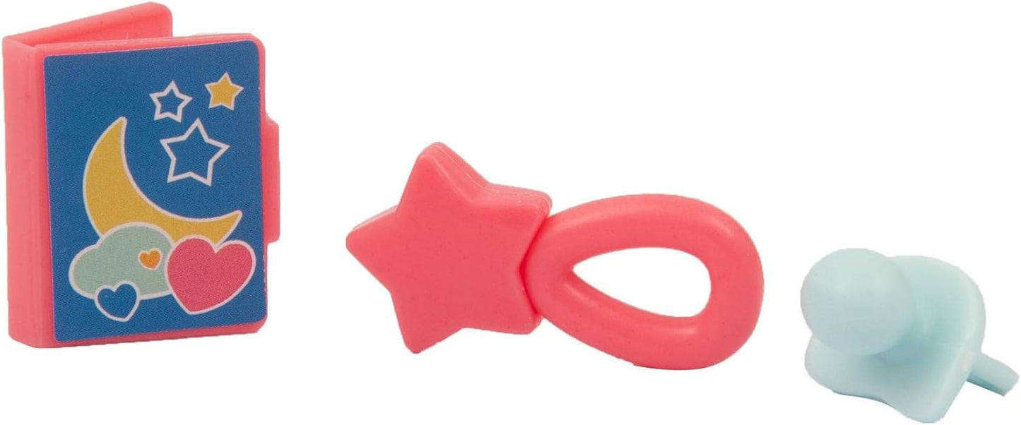 Cicciobello Amicicci, Baby mit Wiege, Relax Time, ideal für Nickerchen, 1 Amicicci Mädchen und Zubehör, Spielzeug für Kinder ab 3 Jahren, GIOCHI PREZIOSI, CC033