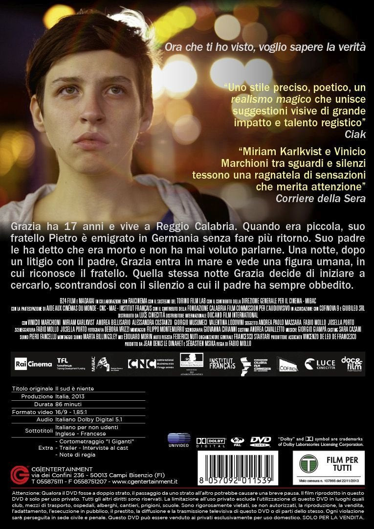 Cg Entertainment Dvd sud e' niente (il