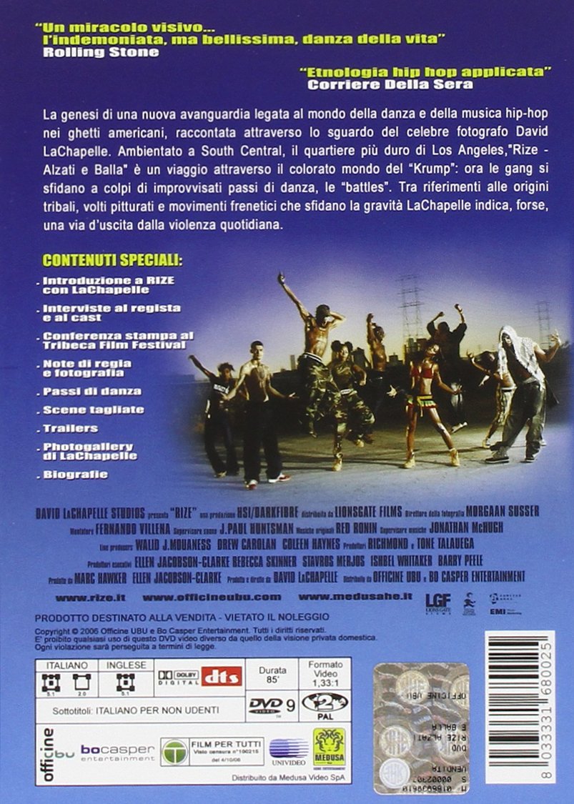 rize alzati e balla dvd Italian Import