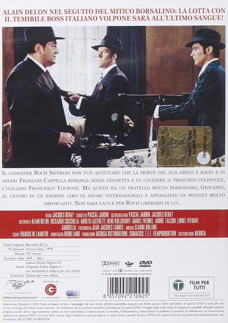 borsalino and co. dvd Italian Import